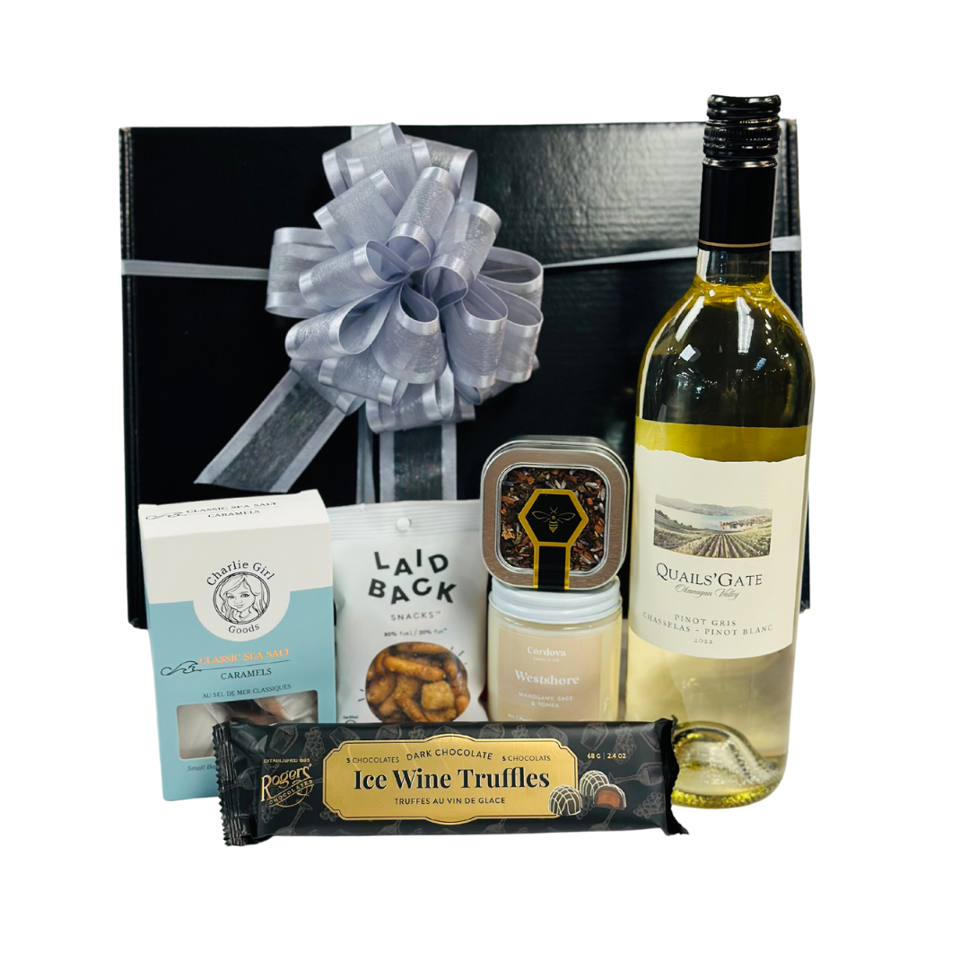 Celebration Gift Box with Wine